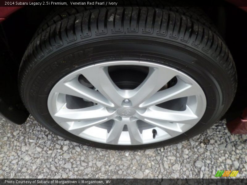 Venetian Red Pearl / Ivory 2014 Subaru Legacy 2.5i Premium