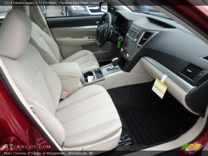 Venetian Red Pearl / Ivory 2014 Subaru Legacy 2.5i Premium