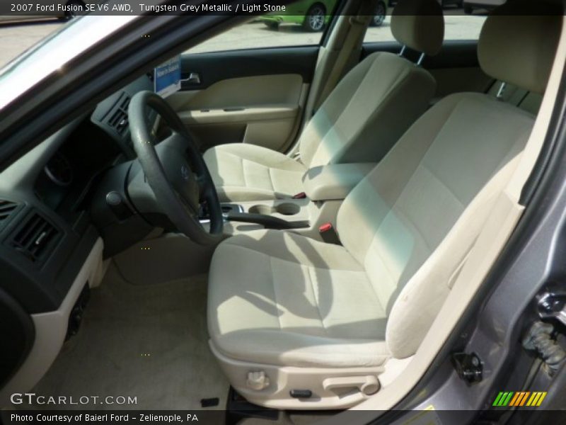 Tungsten Grey Metallic / Light Stone 2007 Ford Fusion SE V6 AWD