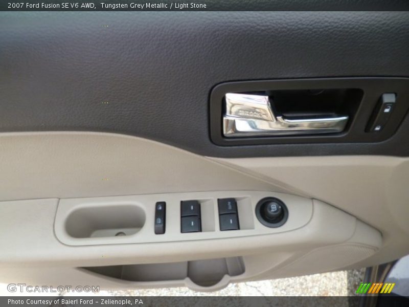 Tungsten Grey Metallic / Light Stone 2007 Ford Fusion SE V6 AWD