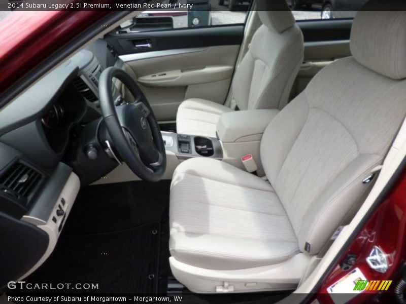 Venetian Red Pearl / Ivory 2014 Subaru Legacy 2.5i Premium