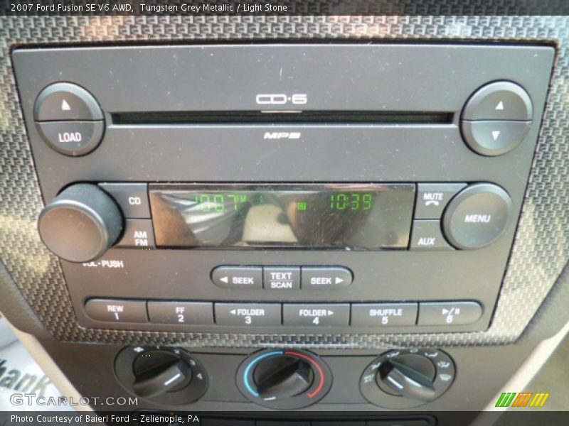 Audio System of 2007 Fusion SE V6 AWD