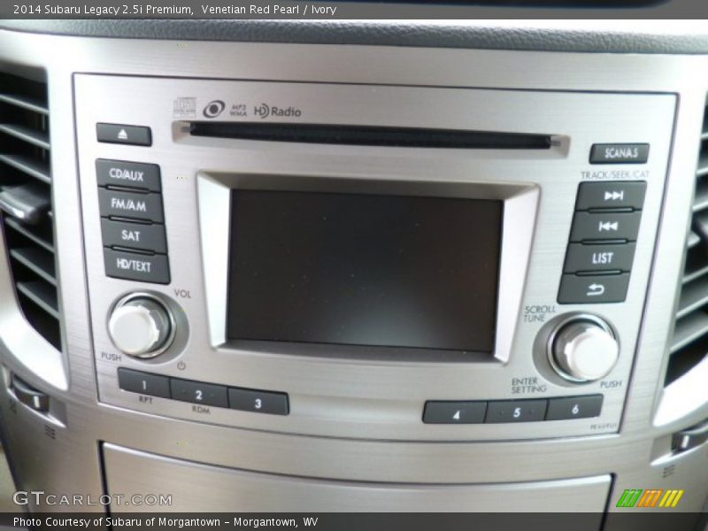 Venetian Red Pearl / Ivory 2014 Subaru Legacy 2.5i Premium