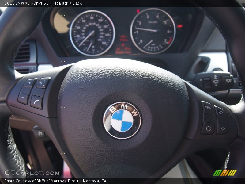 Jet Black / Black 2011 BMW X5 xDrive 50i