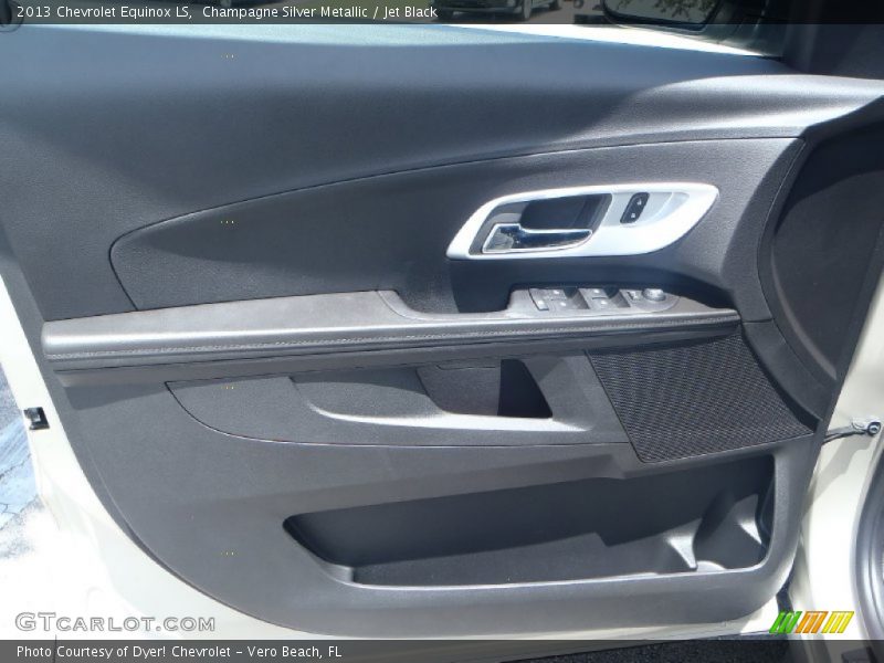 Champagne Silver Metallic / Jet Black 2013 Chevrolet Equinox LS
