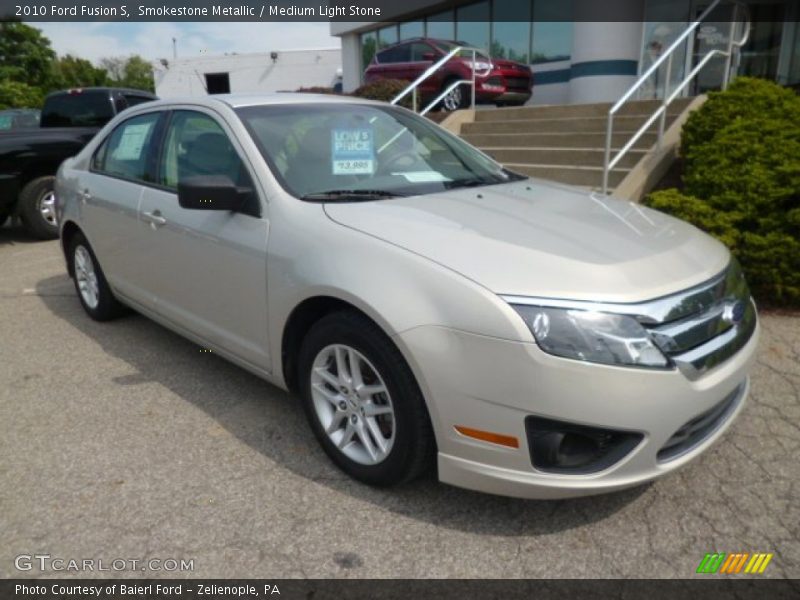 Smokestone Metallic / Medium Light Stone 2010 Ford Fusion S