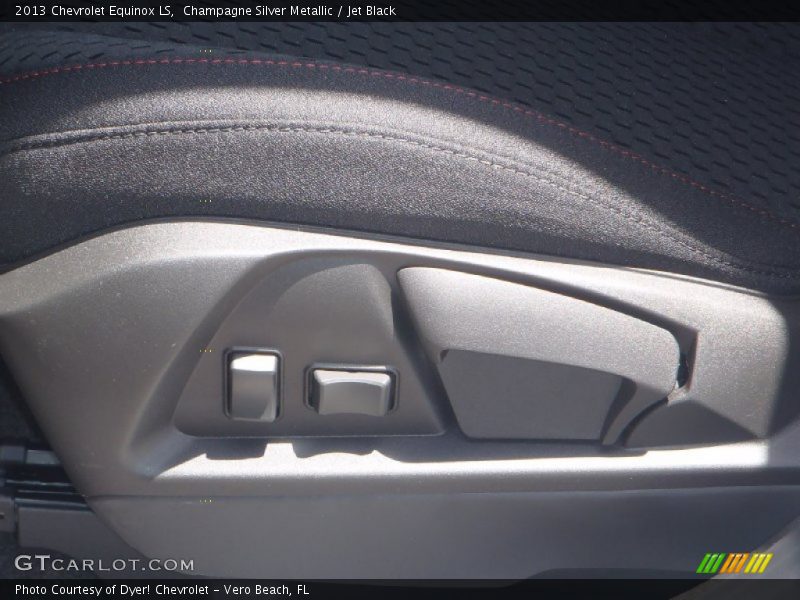 Champagne Silver Metallic / Jet Black 2013 Chevrolet Equinox LS