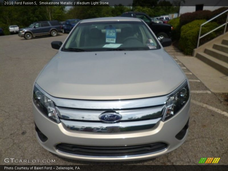 Smokestone Metallic / Medium Light Stone 2010 Ford Fusion S