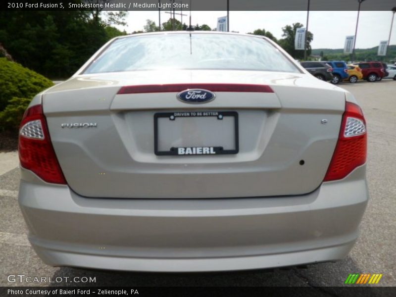Smokestone Metallic / Medium Light Stone 2010 Ford Fusion S