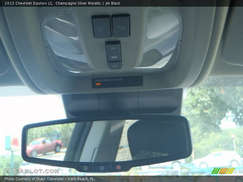 Champagne Silver Metallic / Jet Black 2013 Chevrolet Equinox LS