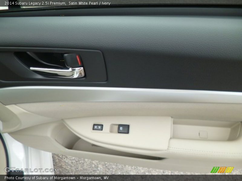 Satin White Pearl / Ivory 2014 Subaru Legacy 2.5i Premium