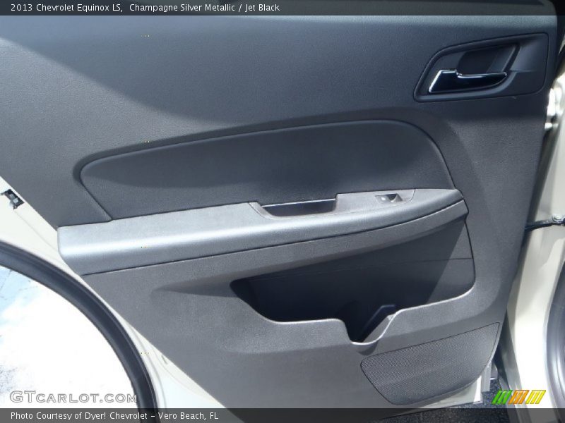 Champagne Silver Metallic / Jet Black 2013 Chevrolet Equinox LS