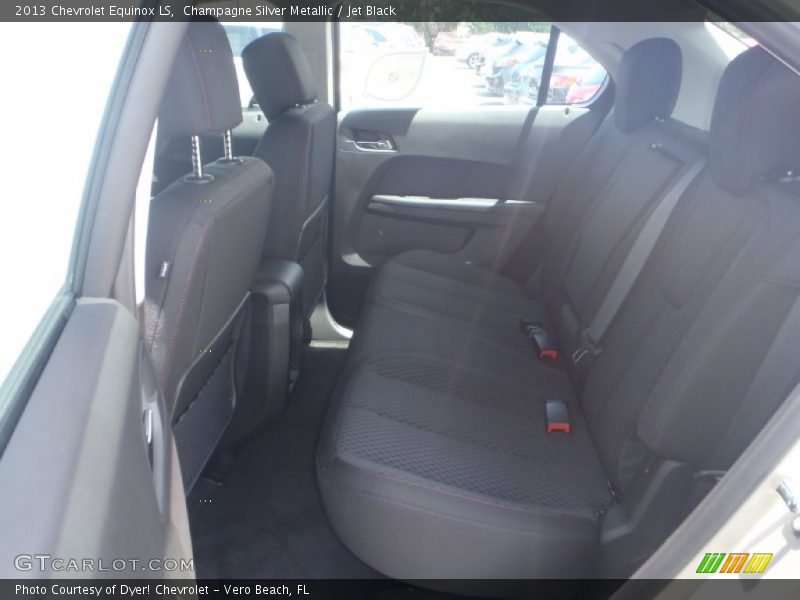 Champagne Silver Metallic / Jet Black 2013 Chevrolet Equinox LS