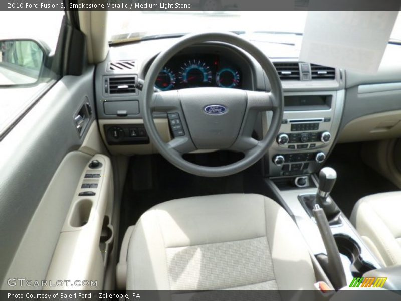 Smokestone Metallic / Medium Light Stone 2010 Ford Fusion S