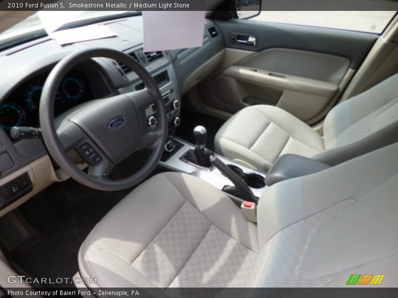 Smokestone Metallic / Medium Light Stone 2010 Ford Fusion S