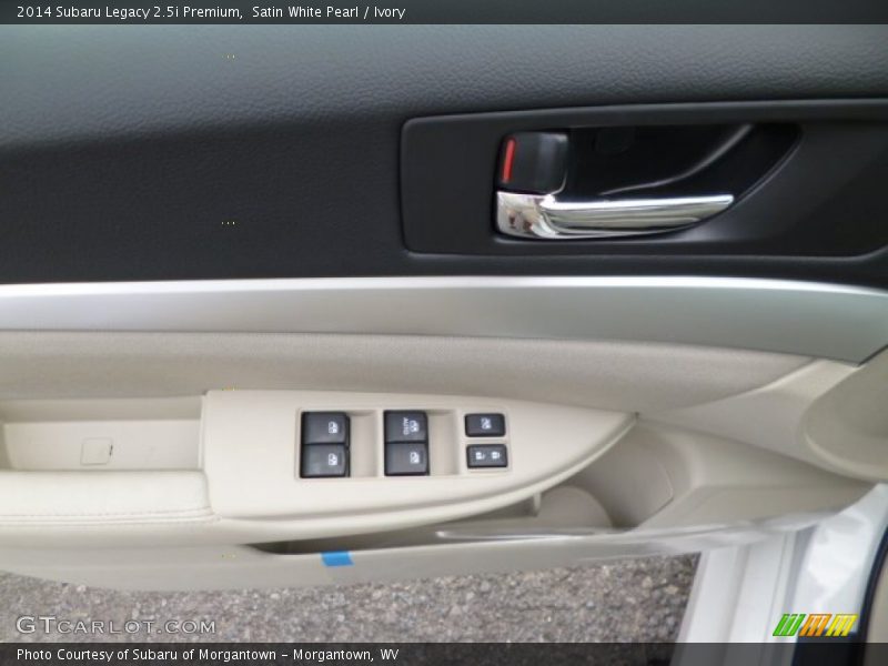 Satin White Pearl / Ivory 2014 Subaru Legacy 2.5i Premium