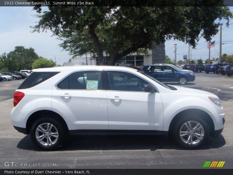 Summit White / Jet Black 2013 Chevrolet Equinox LS