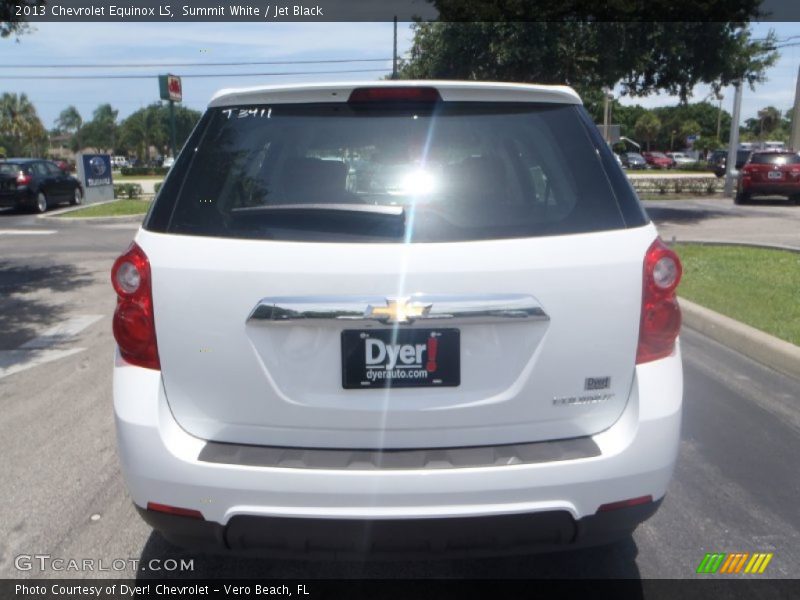 Summit White / Jet Black 2013 Chevrolet Equinox LS