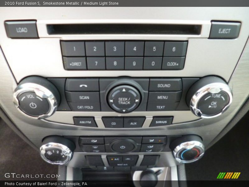 Controls of 2010 Fusion S
