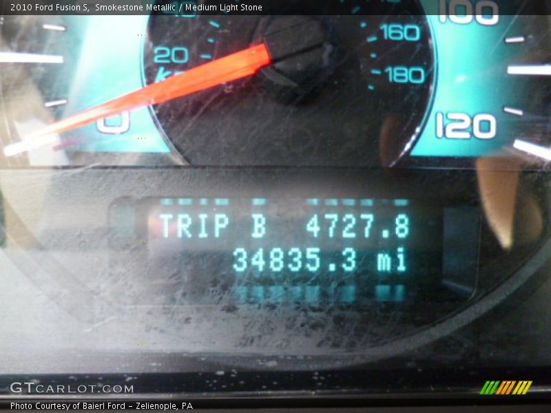 Smokestone Metallic / Medium Light Stone 2010 Ford Fusion S