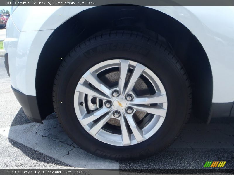 Summit White / Jet Black 2013 Chevrolet Equinox LS