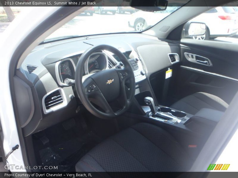 Summit White / Jet Black 2013 Chevrolet Equinox LS