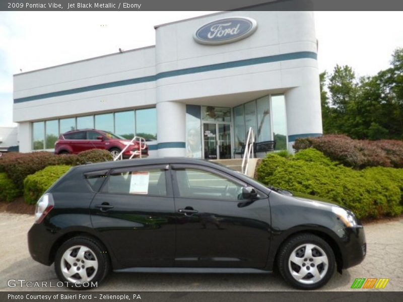 Jet Black Metallic / Ebony 2009 Pontiac Vibe