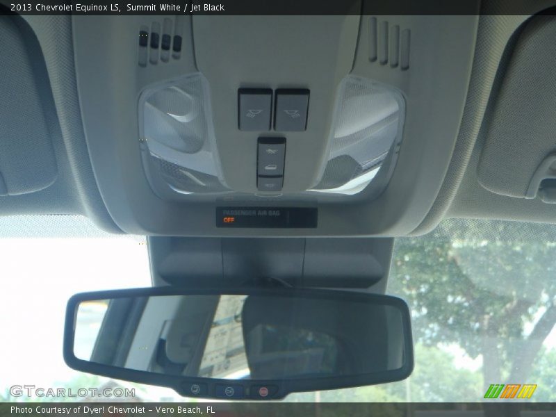 Summit White / Jet Black 2013 Chevrolet Equinox LS