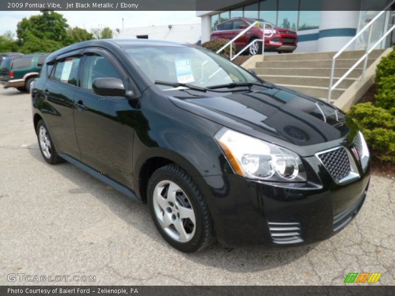 Jet Black Metallic / Ebony 2009 Pontiac Vibe