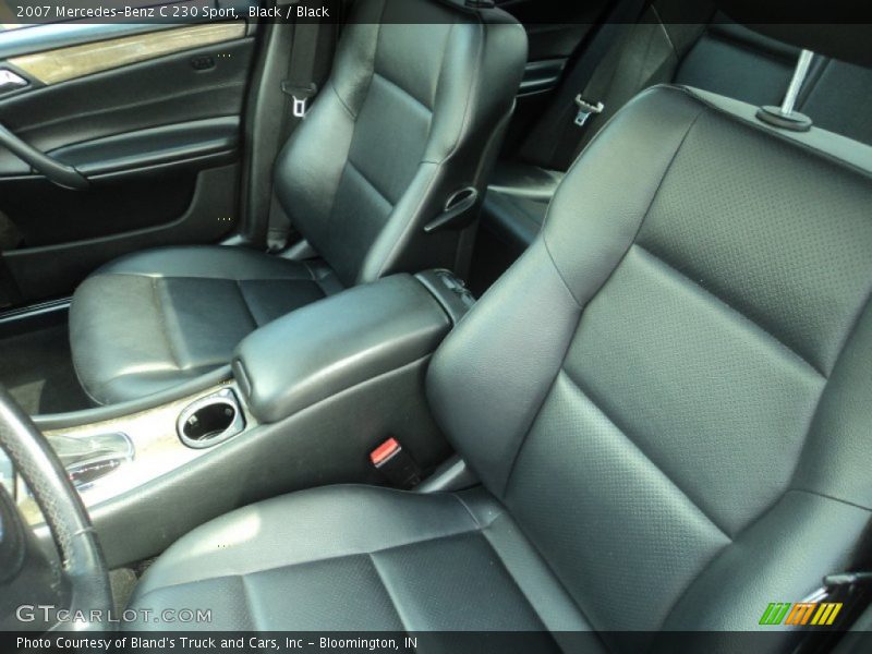 Black / Black 2007 Mercedes-Benz C 230 Sport