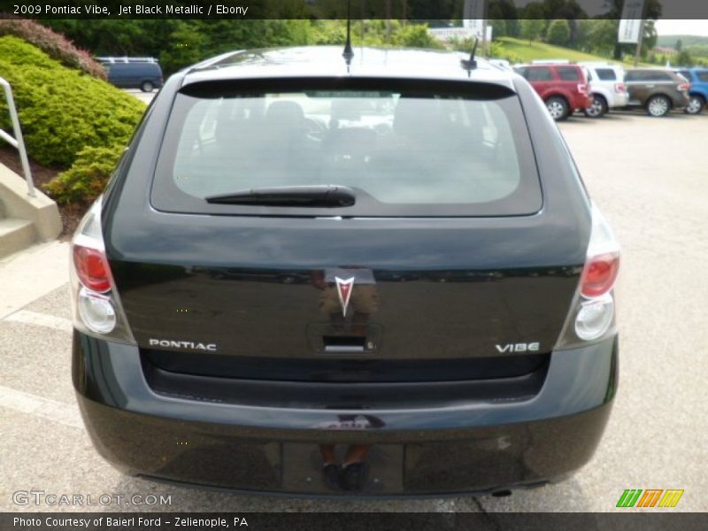 Jet Black Metallic / Ebony 2009 Pontiac Vibe