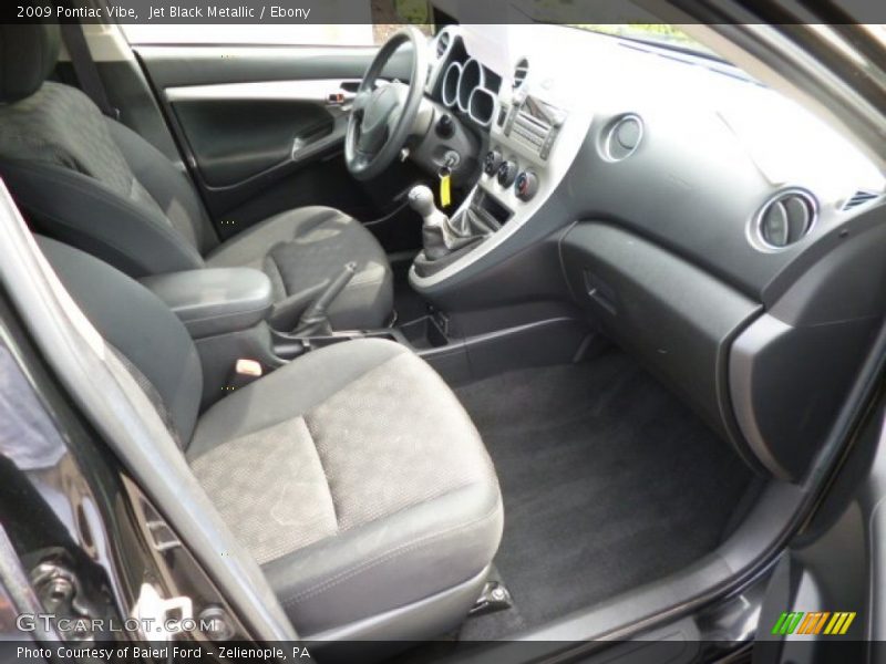 Jet Black Metallic / Ebony 2009 Pontiac Vibe