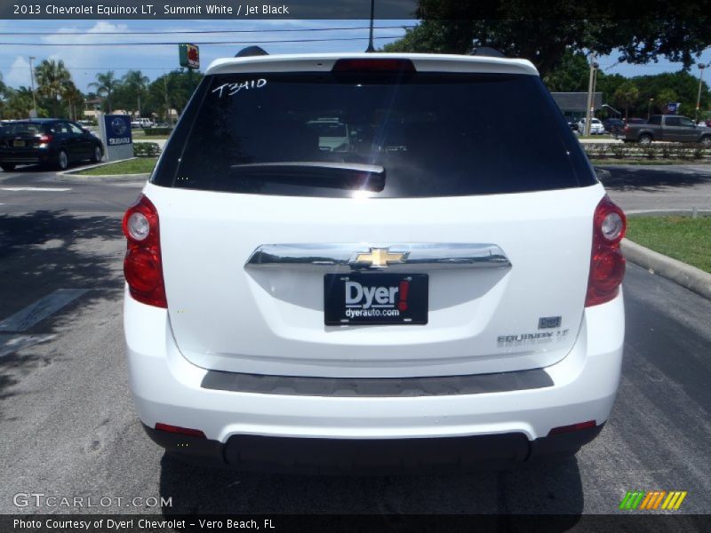 Summit White / Jet Black 2013 Chevrolet Equinox LT