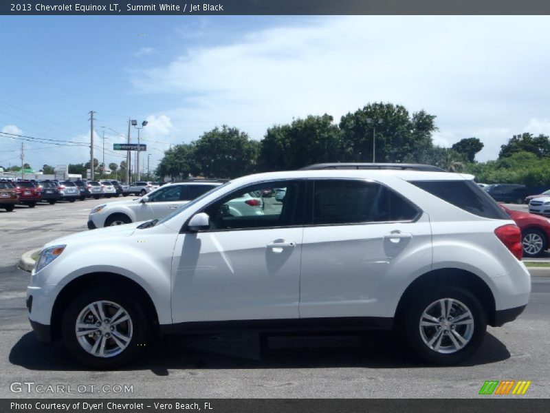 Summit White / Jet Black 2013 Chevrolet Equinox LT