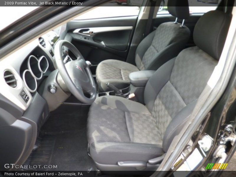 Jet Black Metallic / Ebony 2009 Pontiac Vibe