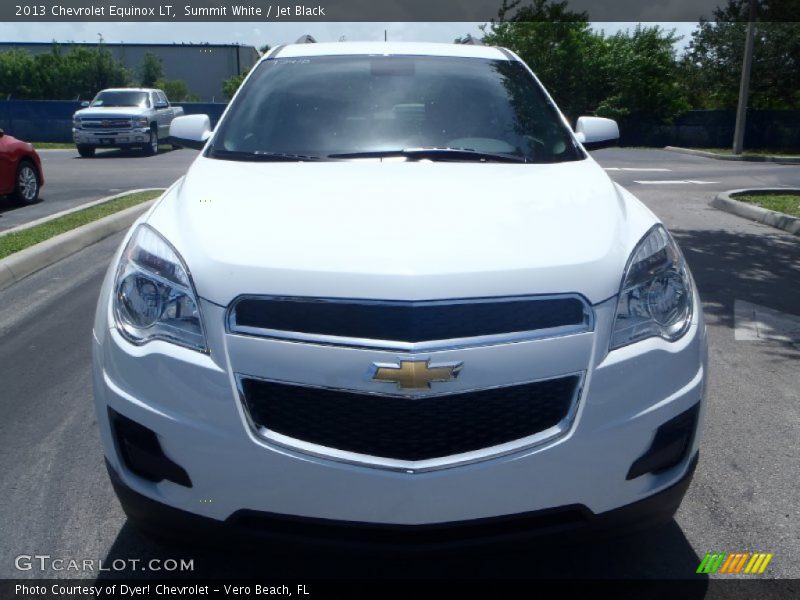 Summit White / Jet Black 2013 Chevrolet Equinox LT