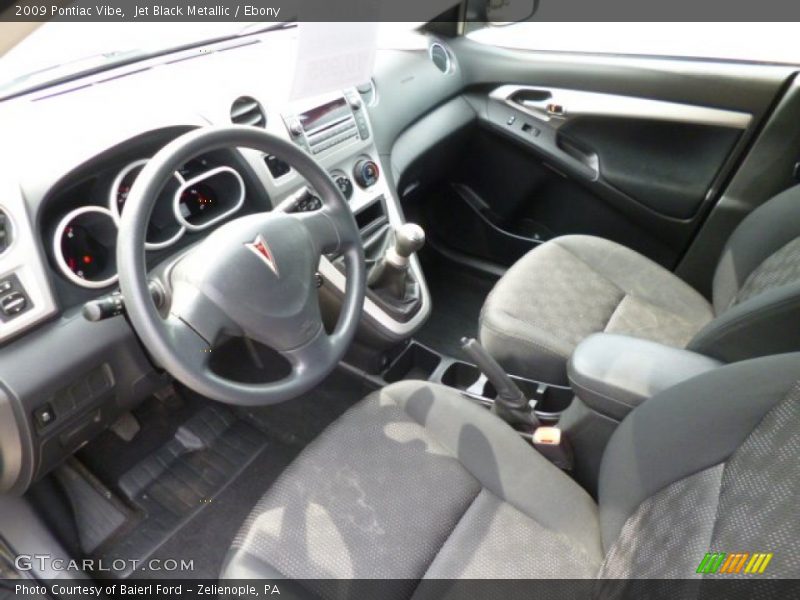 Jet Black Metallic / Ebony 2009 Pontiac Vibe