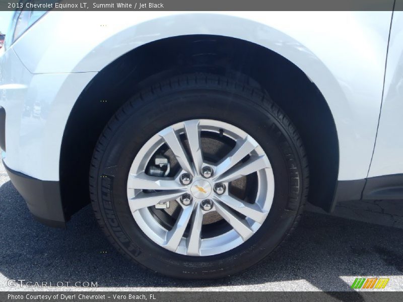 Summit White / Jet Black 2013 Chevrolet Equinox LT