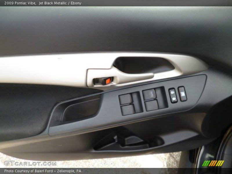 Jet Black Metallic / Ebony 2009 Pontiac Vibe