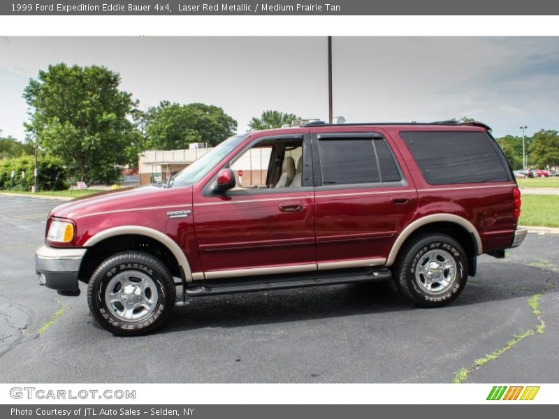 Laser Red Metallic / Medium Prairie Tan 1999 Ford Expedition Eddie Bauer 4x4