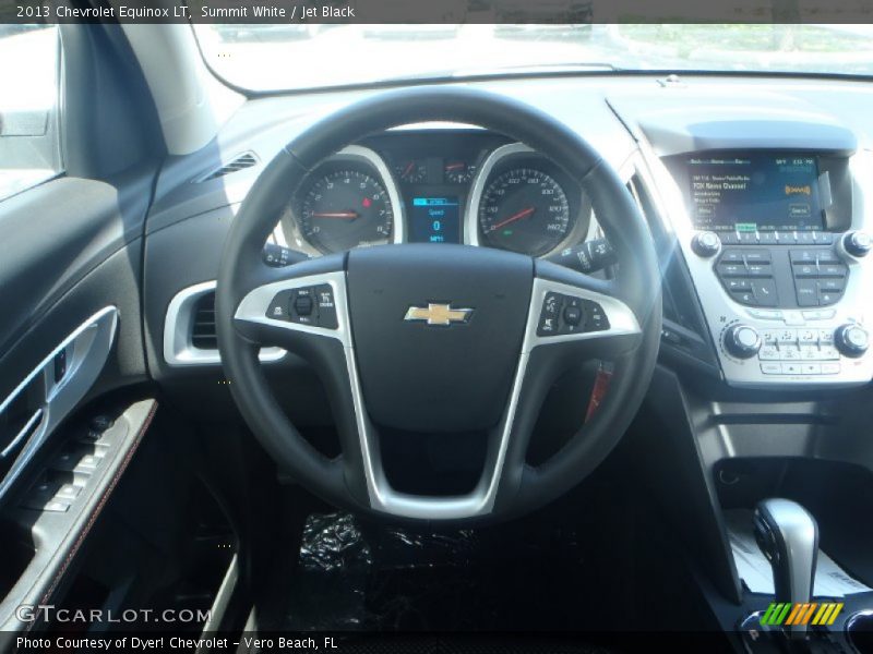 Summit White / Jet Black 2013 Chevrolet Equinox LT