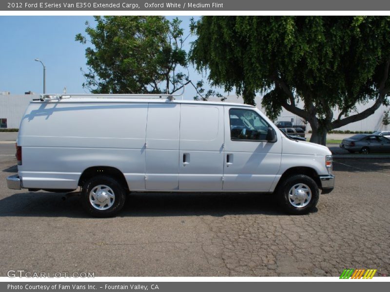 Oxford White / Medium Flint 2012 Ford E Series Van E350 Extended Cargo