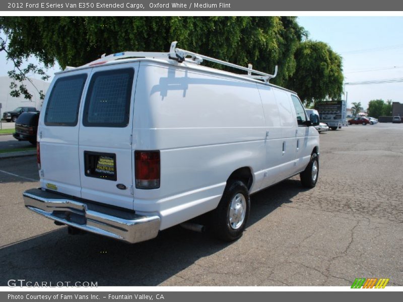 Oxford White / Medium Flint 2012 Ford E Series Van E350 Extended Cargo