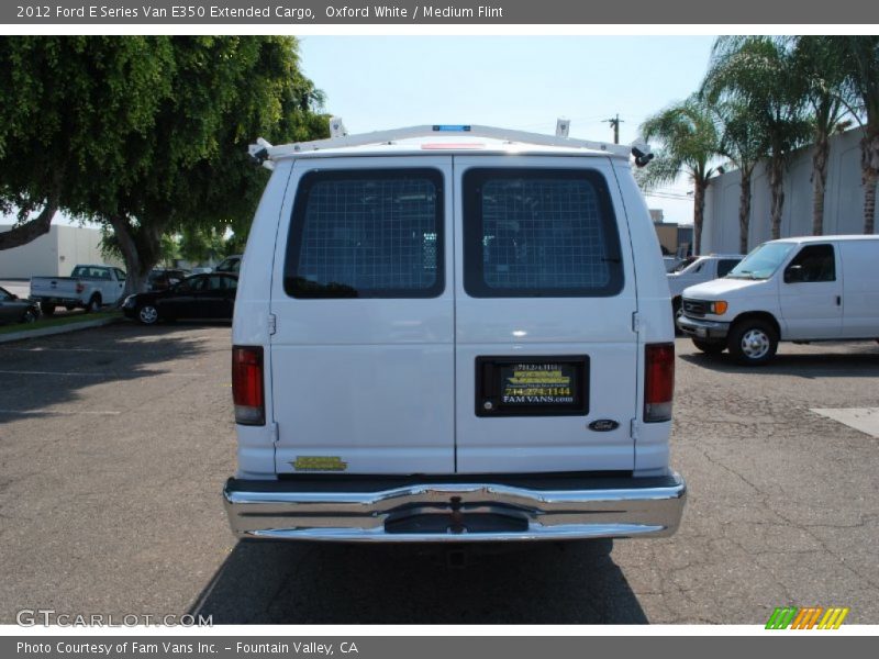 Oxford White / Medium Flint 2012 Ford E Series Van E350 Extended Cargo
