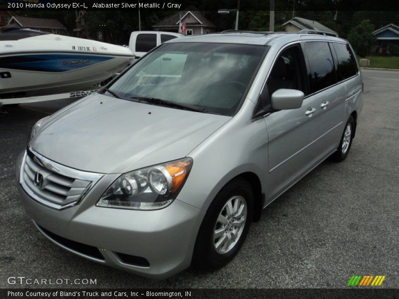Alabaster Silver Metallic / Gray 2010 Honda Odyssey EX-L