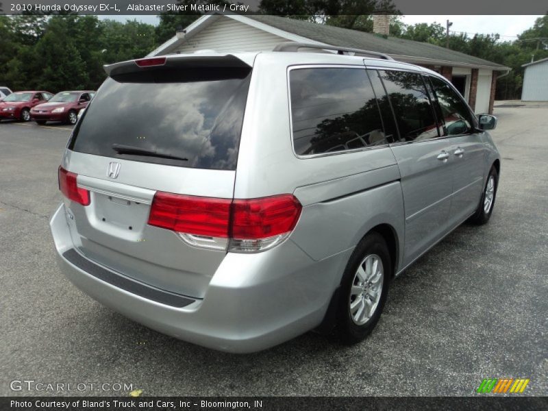 Alabaster Silver Metallic / Gray 2010 Honda Odyssey EX-L