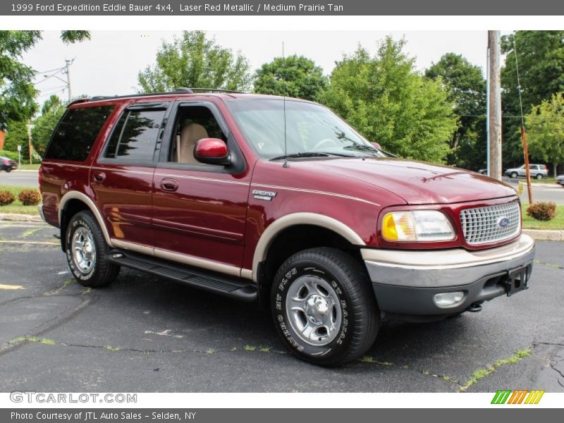 Laser Red Metallic / Medium Prairie Tan 1999 Ford Expedition Eddie Bauer 4x4