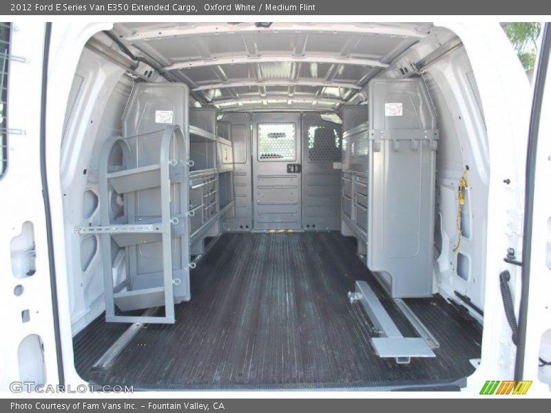 Oxford White / Medium Flint 2012 Ford E Series Van E350 Extended Cargo