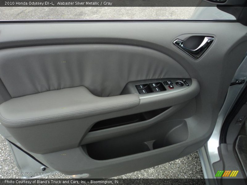 Alabaster Silver Metallic / Gray 2010 Honda Odyssey EX-L