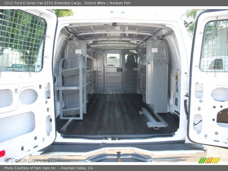 Oxford White / Medium Flint 2012 Ford E Series Van E350 Extended Cargo